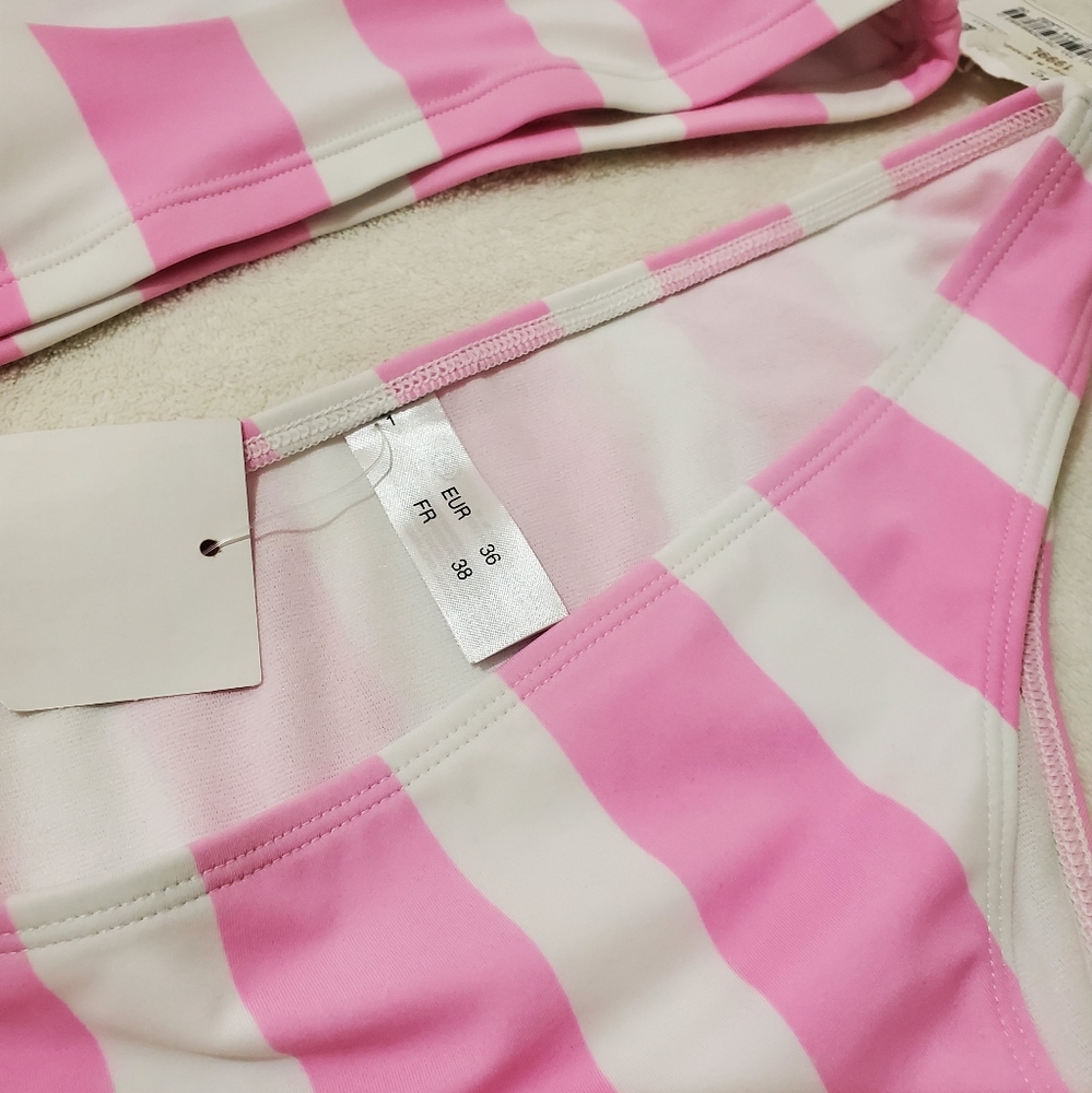 Stripe Swim Bathing Suit Set - Picture 4 of 5
